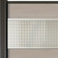 Best Elephant Schutting composiet Mix & Match bicolorgrijs/ aluminium rooster (180 x 180 cm)