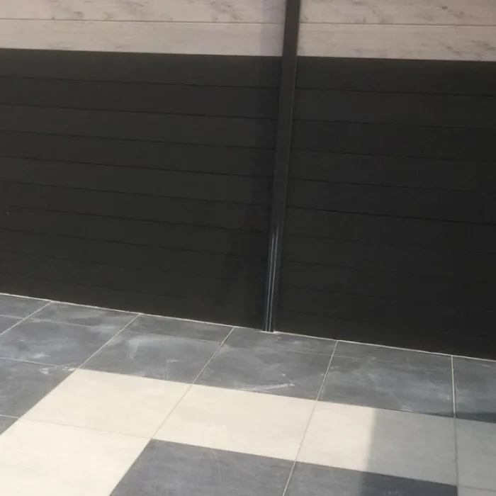 Online Elephant Schutting composiet Mix & Match antraciet/ aluminium (180 x 180 cm)