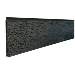 Sale Elephant Schutting composiet Mix & Match Shou Sugi Ban verticaal met zwart alu accessoires (170 x 180 cm)