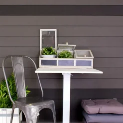 Outlet Elephant Schutting composiet Mix & Match antraciet/ rock grey (180 x 180 cm)