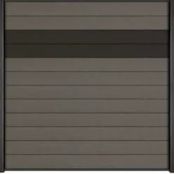 Elephant Schutting composiet Mix & Match dark grey/aluminium antraciet(180 x 180 cm)