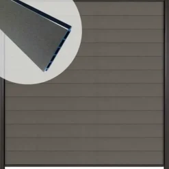 Sale Elephant Schutting composiet Mix & Match rockgrey (180 x 180 cm)