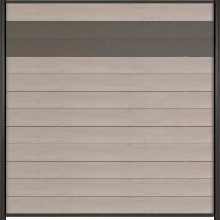 Hot Elephant Schutting composiet Mix & Match rockgrey/ bicolorgrijs (180 x 180 cm)