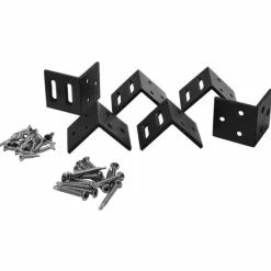 Discount Elephant Schutting set composiet Forte antraciet met antraciet aluminium kader (7,54 meter)