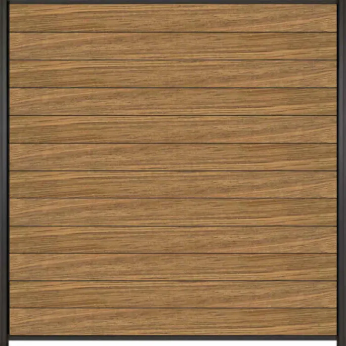 Elephant Zelfbouw schutting hardhout Mix & Match Thermo Fraké met antraciet alu accessoires (180 x 180 cm)