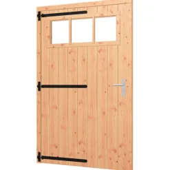 Online TrendHout Enkele deur met kozijn - linksdraaiend - 1200 x 2100 mm