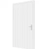 Discount TrendHout Enkele plaatdeur XL met kozijn - linksdraaiend - wit - 1200 x 2115 mm incl. beslag