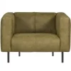 Outlet HomingXL Fauteuil - Almada - leer Bull groen 59