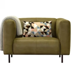 Outlet HomingXL Fauteuil - Almada - leer Bull groen 59