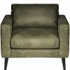 Clearance HomingXL Fauteuil - Aster - lederlook Dalton groen 14