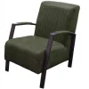 HomingXL Fauteuil - Giulietta - Lederlook Missouri groen 10