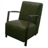 Online HomingXL Fauteuil - Isabella - leer Colorado groen 08