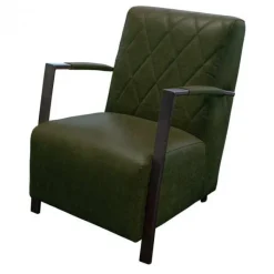Online HomingXL Fauteuil - Isabella - leer Colorado groen 08