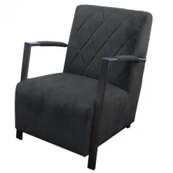 Hot HomingXL Fauteuil - Isabella - velours Adore antraciet 67