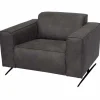 Hot HomingXL Fauteuil - Lambada - leer Hunter grijs 104