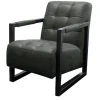 Hot HomingXL Fauteuil - Salina - lederlook Missouri antraciet 09