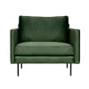 Best HomingXL Fauteuil - Violet - velours Brunei groen 45