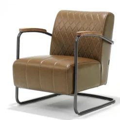Online Bo Lundgren Fauteuil - Wilson II - stof Jaguar camel