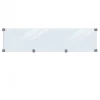 New Plus Danmark Glasplaat - Gehard glas 6 mm helder glas (174 x 44,6 cm)