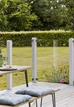 Plus Danmark Glasplaat - Gehard glas 8,76 mm helder glas (90 x 91 cm)