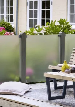 Sale Plus Danmark Glasplaat - Gehard glas 6 mm mat glas (90 x 91 cm)