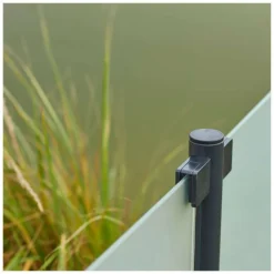 Plus Danmark Glasplaat - Gehard mat glas 8,76 mm tbv ronde palen (90 x 91 cm)