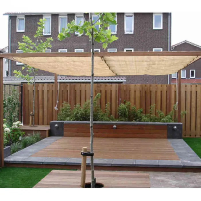 Sale Wovar Harmonica schaduwdoek zand - 370 x 500 cm