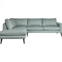 Hot HomingXL Hoekbank - Aster - links - stof Side blauwgrijs 142