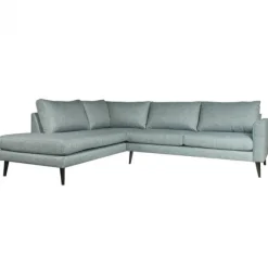 Hot HomingXL Hoekbank - Aster - links - stof Side blauwgrijs 142
