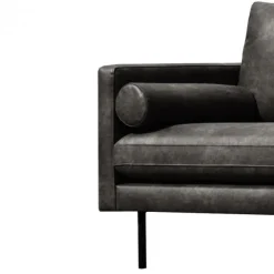 Best HomingXL Hoekbank - Daisy - rechts - leer Colorado antraciet 01