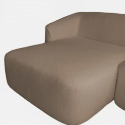 Clearance HomingXL Hoekbank - Evora - links - stof now or never taupe 16