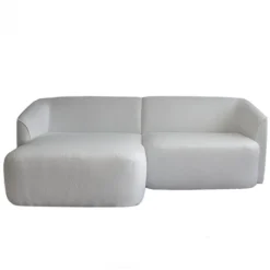 Outlet HomingXL Hoekbank - Evora - links - stof now or never off-white 01