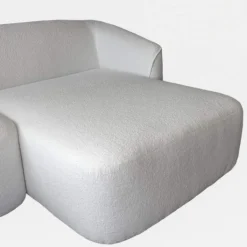 Sale HomingXL Hoekbank - Evora - rechts - stof now or never off-white 01