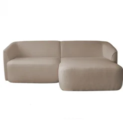 Discount HomingXL Hoekbank - Evora - rechts - stof now or never beige 03