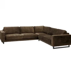 Online HomingXL Hoekbank - Fandango - rechts - stof Adore bruin 81