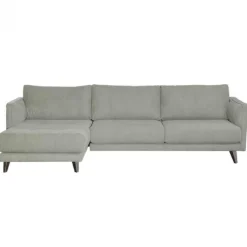 Sale Bo Lundgren Hoekbank - Häftigt - links - Bloq lichtgrijs 60