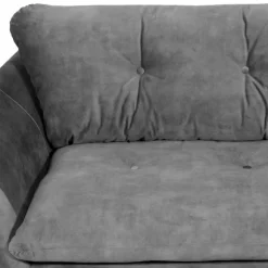 Hot Bo Lundgren Hoekbank - Kuddar - rechts - velours Adore grijs 180