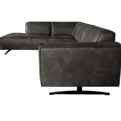 Sale HomingXL Hoekbank - Lambada - links - leer Colorado antraciet 01