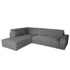 Outlet Dutch by HomingXL Hoekbank - Marken - links - Run again grijs 85