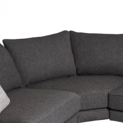 Sale HomingXL Hoekbank - Samba - links - stof Monet zwart/grijs 95