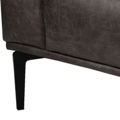 Hot HomingXL Hoekbank - Tulp - rechts - leer Colorado antraciet 01