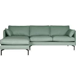 Clearance HomingXL Hoekbank - Zinnia - links - stof Varese zeegroen 21