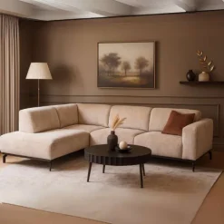 New HomingXL Hoekbank Avola open eind links - Aphrodite 3 - 1,88 x 2,56 mtr breed