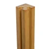 Best Smaragd Hoekpaal rabatsysteem hardhout Bankirai 9 x 9 cm