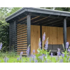 New HomingXL Houten overkapping - Douglas geschaafd - 400 x 400 cm