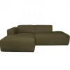 Sale HomingXL Loungebank links Sintra - stof Rackham groen 14 - 230 cm
