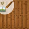 Clearance HomingXL Schutting set vuren Timber recht 15L bruin geimpregneerd (5,70 meter)