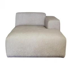 Discount HomingXL 2-zits bank met lounge rechts Sintra - stof Rackham beige 05 - 204 cm