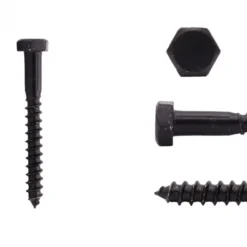 Best HomingXL Houtdraadbout zwart M8 x 70 mm (set à 4 stuks)