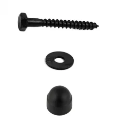 Best HomingXL Houtdraadbout zwart M8 x 70 mm (set à 6 stuks)